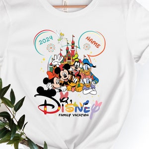 Disney Mickey And Friends Shirt, Disney Family Vacation Shirt, Disney Friends Custom Name Shirt, Disney Group Shirt, Custom Mickey Tshirt.