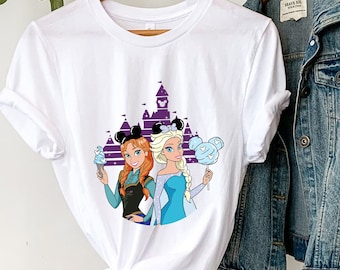 Disney Princess Elsa T-Shirt, Frozen Elsa Anna Shirt, Frozen Top, Disney Princess Elsa Shirt, Frozen Magic kingdom shirt, Disney Trip shirt
