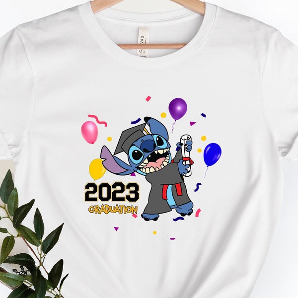 Disney 2023 Graduation Tshirts, Disney Grad Shirt, Stitch Shirts, Graduation Stitch Shirts, Disney Class of 2023 Shirt, Disney Grad Shirt