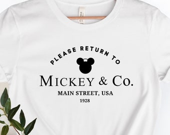 Proszę wrócić do Mickey & Co Unisex shirt, Disney Trip Shirt, Cute Disney Mickey Tee Disneyworld shirt, Disney Girls Trip Shirts