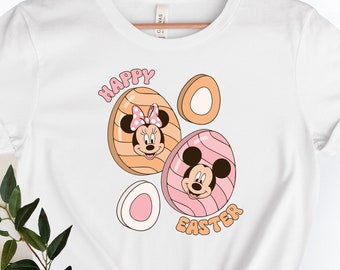 Comfort Colors® Disney Happy Easter Shirt, Easter Disney Bunny Crew Shirt, Easter Day Mickey Mouse Ears Shirt, Magical Disney Eggs Shirt.