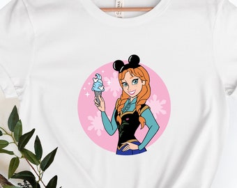 Disney Princess Anna T-Shirt, Frozen Anna Shirt, Frozen Top, Disney Princess Anna Shirt, Frozen Magic kingdom shirt, Disney Trip shirt