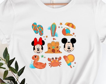 Disney Summer Shirt, Mickey Minnie Mouse Beach Shirt, Summer Magic Mouse Shirt, Family Under the Sea Shirt,  Family Summer Vibes Shirt,