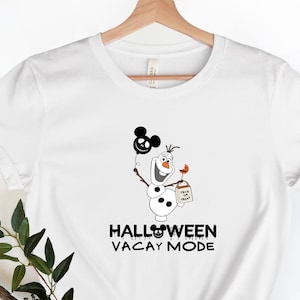 Olaf Halloween Vacay Mode, Disney Halloween Olaf Shirt, Frozen Shirt, Disney Family Vacation, Disney Gift For Kids,