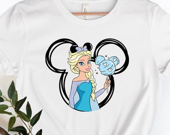 Camiseta Disney Princess Elsa, camisa Frozen Elsa, Frozen Top, disney princess Elsa shirt, camisa Frozen Magic kingdom, camisa Disney Trip