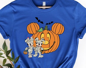 Disney Mickey Minnie Mummy Shirt, Disney Halloween Shirt, Disney Halloween Mummy Tee, Disney Urlaub Shirt, Disney Familie Shirt 2022