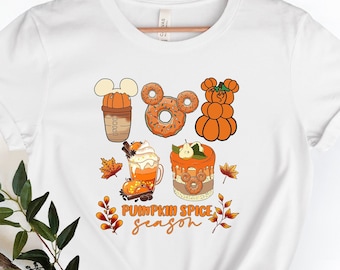 Disney Pumpkin Spice Season Latte, Disney Fall Coffee Shirt, Pumpkin Spice Latte Tee, Thanksgiving Shirt, Cute Fall Shirt, Fall PSL Shirt