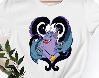 Disney Ursula shirt, Ursula Evil Qeen Shirt, Little Mermaid, Maleficent shirt, Dark Disney, Mean Disney