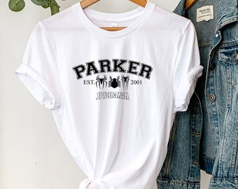 Parker Est 2001 T-Shirt: Funny Spider-Man Outfit