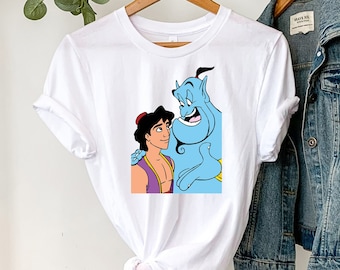 Disney Aladdin Genie T-shirt, Aladdin Genie T-shirt, Disneyland T-shirt, Disney Worlds T-shirt, Aladdin T-shirt, Genie T-shirt,