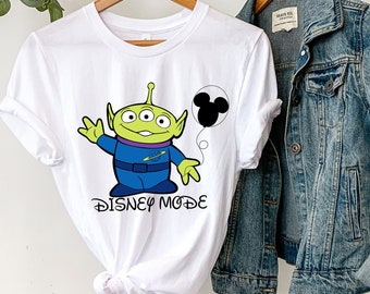 Disney Mode Little Green T-Shirt, Little Green Alien Shirt, Disney Family Shirt