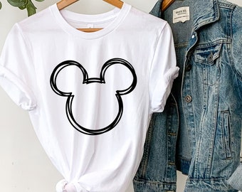 Mickey Ears Shirt, Mickey Shirt For Women And Men,Disneyworld Family Shirt, Disney Mickey Mouse Shirt,Disneyland Shirt,Disney Vacation Shirt