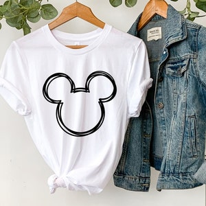 Mickey Ears Shirt, Mickey Shirt For Women And Men,Disneyworld Family Shirt, Disney Mickey Mouse Shirt,Disneyland Shirt,Disney Vacation Shirt