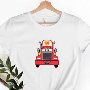 Disney Cars Mack Shirts, Disney Mack Truck Disney World Shirt, Adults and Kids Sizes, Short Sleeve Shirt.