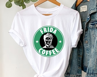 Frida Coffee Shirt: Feminist Graphic Tee