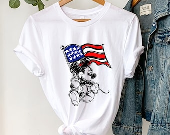 July 4th Flag Mickey Shirts, Mickey Flag, Disney 4th of July 2022 Shirts, Disney Matching Shirts 2022, Disney Trip