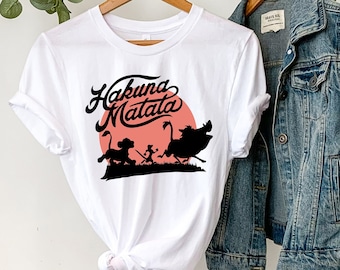 Hakuna Matata Shirt, Disney family shirt, Disney Trip Shirt, Animal Kingdom shirt, Lion king shirt ,Disney Custom Shirt, Disney Shirts