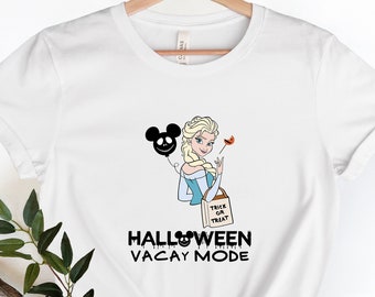 Elsa Halloween Vacay Mode, Disney Halloween Elsa Shirt, Frozen Shirt, Disney Family Vacation, Disney Gift For Kids,