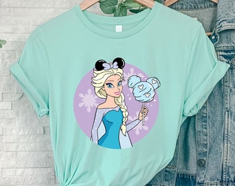 Disney Princess Elsa T-Shirt, Frozen Elsa Shirt, Frozen Top, Disney Princess Elsa Shirt, Frozen Magic kingdom shirt, Disney Trip shirt