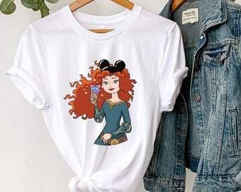 Brave Princess Birthday Shirt: Merida Outfit, Princess Tees