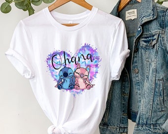 Stitch And Angel Shirt, Disney Couple Shirt, Disney Stitch Shirt, Ohana Means Family Shirt, Disney Vacation Shirt, Disney Matching Shirt,