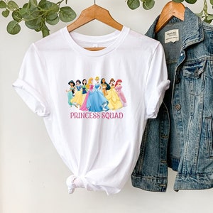 Camisa princess squad, camisas Disney Squad, camisas Disney a juego, camisas Disney Vacation, camisas Disney Princess, camisas Family Princess.