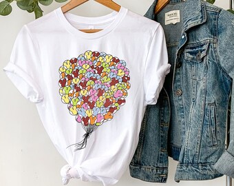 Camisa de globo de Disney, Camisa de globo de Mickey, Camisa de Disney de mujer, Camisa de Mickey Mouse, Camisa de viaje de Disney, Camisa de Disneyland