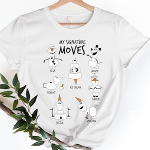 Disney My Signature Moves T-Shirt, Christmas Shirt, Disneyland Christmas Shirt, Funny Disney Snowman Shirt, Cute Disney Shirt, Disney Gift.