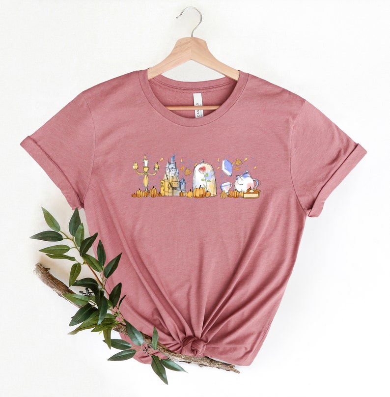 Disney Princess Belle Fall Shirt, Beauty and the Beast Characters Shirt, Belle Disney World Shirt, Disneyland Shirt, Belle Shirt. image 3