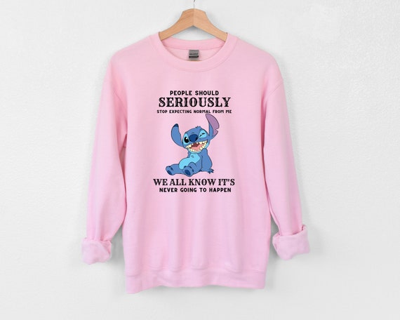 People Should Not Expecting Normal From Me Stitch Hoodie