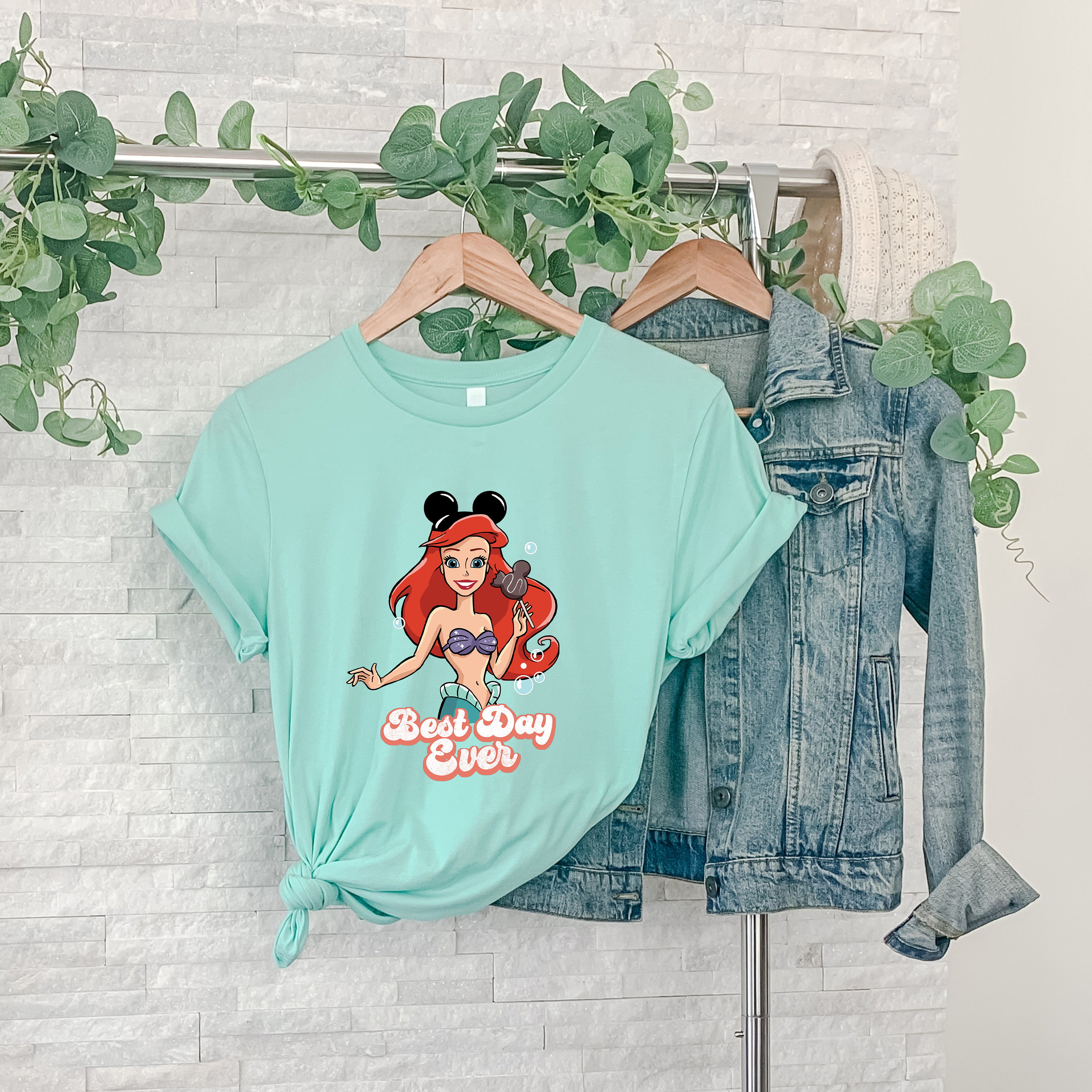 Disney Princess Shirt Ariel Best Day Ever Shirts Disney - Etsy