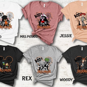 Toy Story Boo Halloween-Shirt, Disney Halloween-Shirt gruselige Saison, Woody Buzz Lightjahre Jessie Halloween-Shirt, Halloween-Familien-Shirt