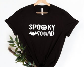 Spooky Squad Halloween Shirt: Matching Family Costume Tee