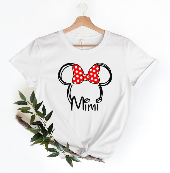 Mimi Mouse Shirt, Grandma mouse shirt, Disney family shirt, women's Disney shirt, Disney grandma shirt, Disneyworld shirt, Disney Shirt,