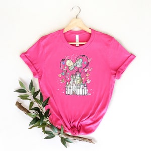 Water Color Minnie Castle Shirt, Disneyworld Shirts, Minnie Ear Shirt , Valentines Disney Shirt, Disney Minnie Shirt