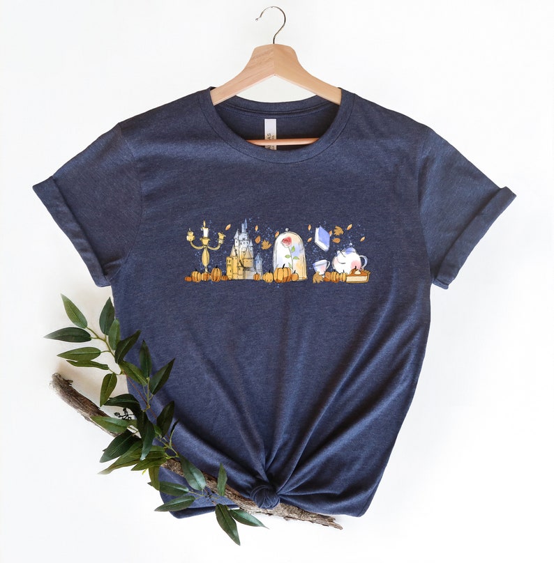 Disney Princess Belle Fall Shirt, Beauty and the Beast Characters Shirt, Belle Disney World Shirt, Disneyland Shirt, Belle Shirt. image 6