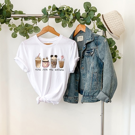 Disney Here For The Drinks Shirt, Disney Drinking Shirt, Disney Adult Shirt, Disneyland Shirt, Theme Park Shirt, Disneyland Trip Shirt