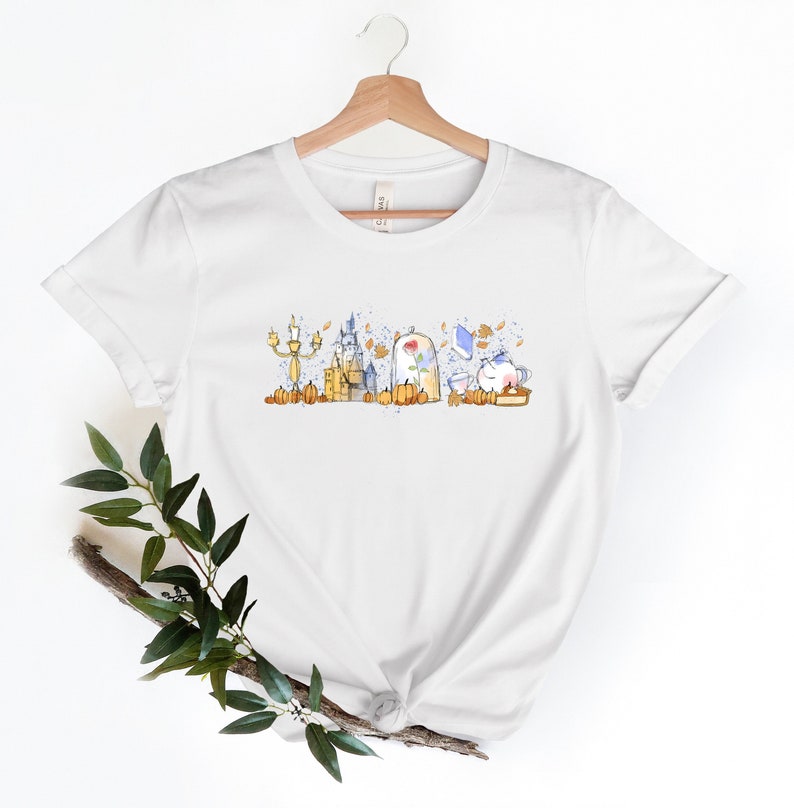 Disney Princess Belle Fall Shirt, Beauty and the Beast Characters Shirt, Belle Disney World Shirt, Disneyland Shirt, Belle Shirt. image 1