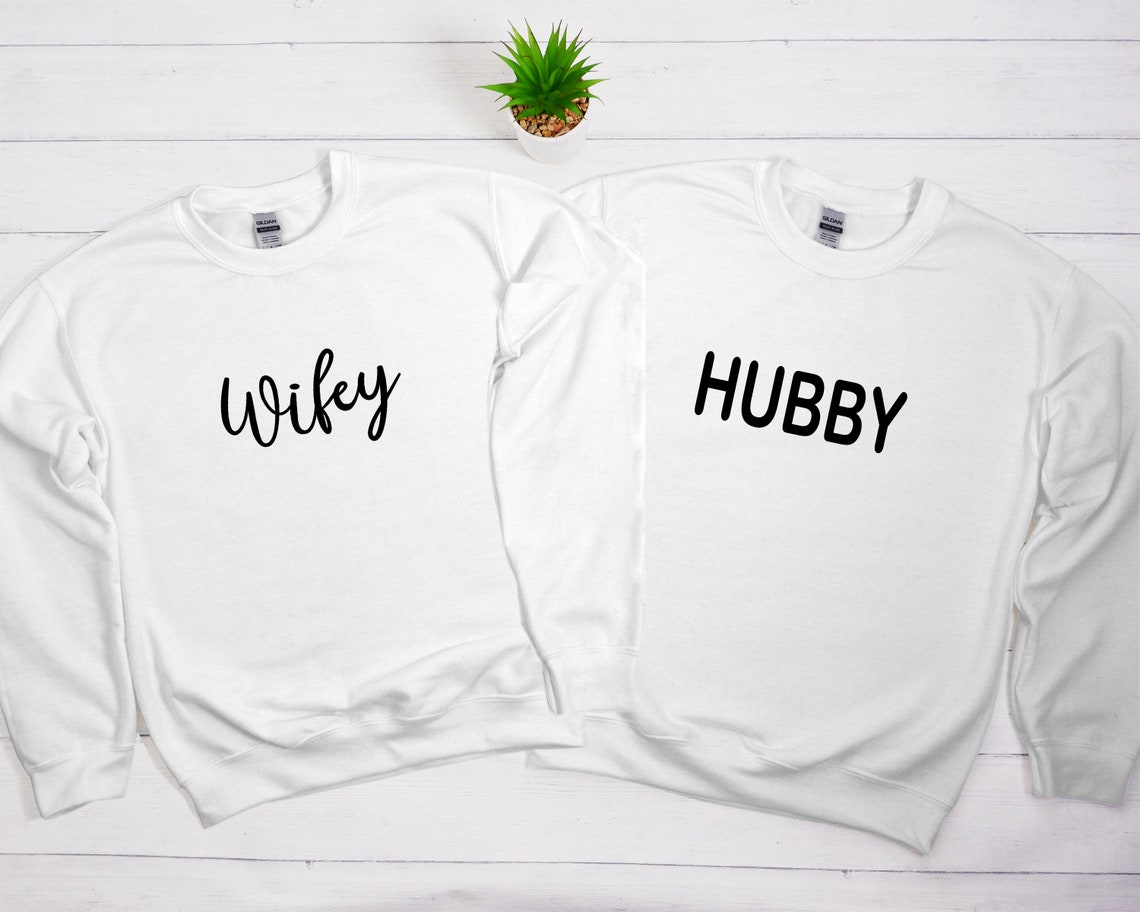 wifey hubby sweatshirts