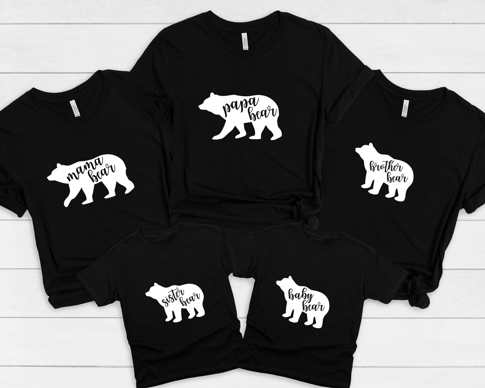 Family Bear Shirts Family Bear Tshirts Family Bear Matching Etsy