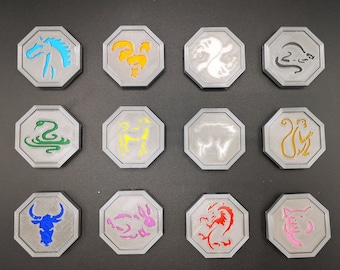 Jackie Chan Talismans | Shendu | Chinese zodiac | Magic | Chinese new year Calendar | Nostalgic gifts | 3D Printed | Kids Adventure cartoon