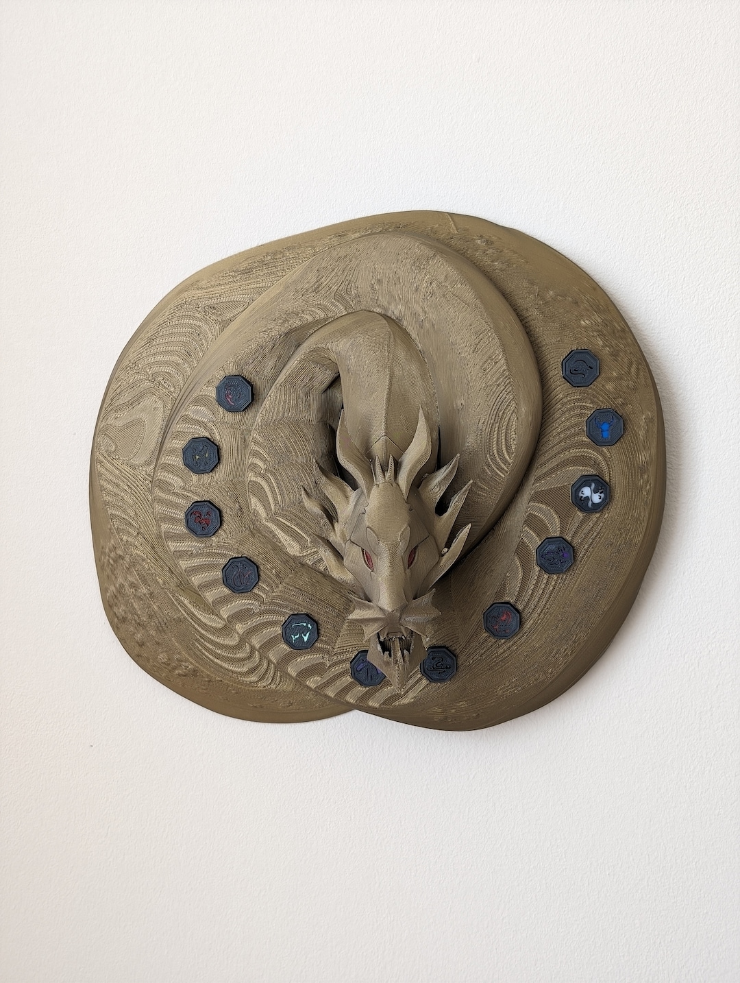 Jackie Chan Adventures Shendu Dragon Statue With Magnetic