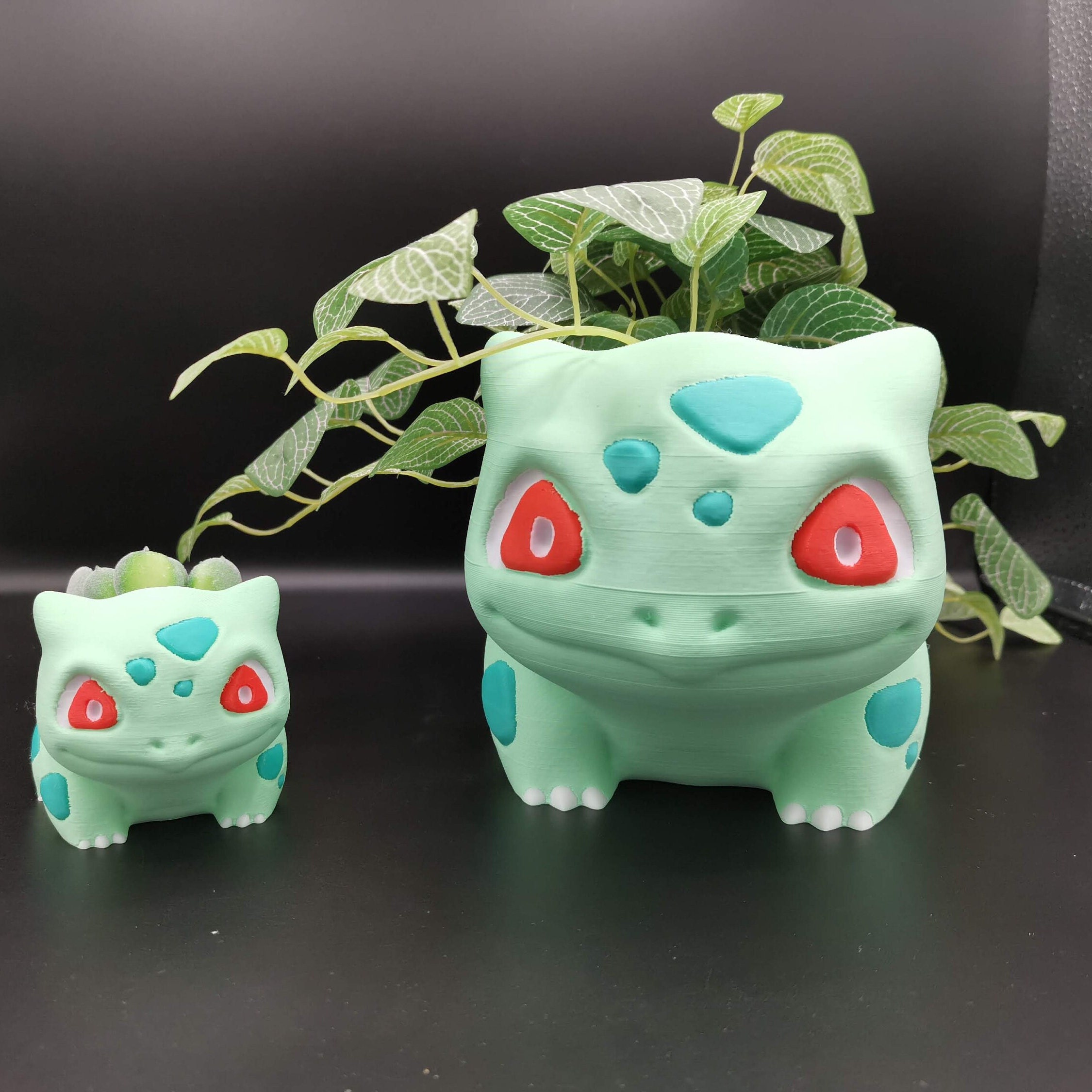 Pokemon Bulbasaur Planter 3D Sizes With Etsy