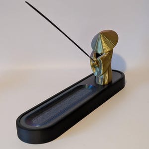 Youxia Krieger Räucherstäbchenhalter mit versteckter Aufbewahrung - Chinesisch Zen