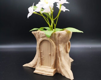Fairy House planter - Various sizes / Fairy garden door / Fairy tale home decor / housewarming gift / desk plant