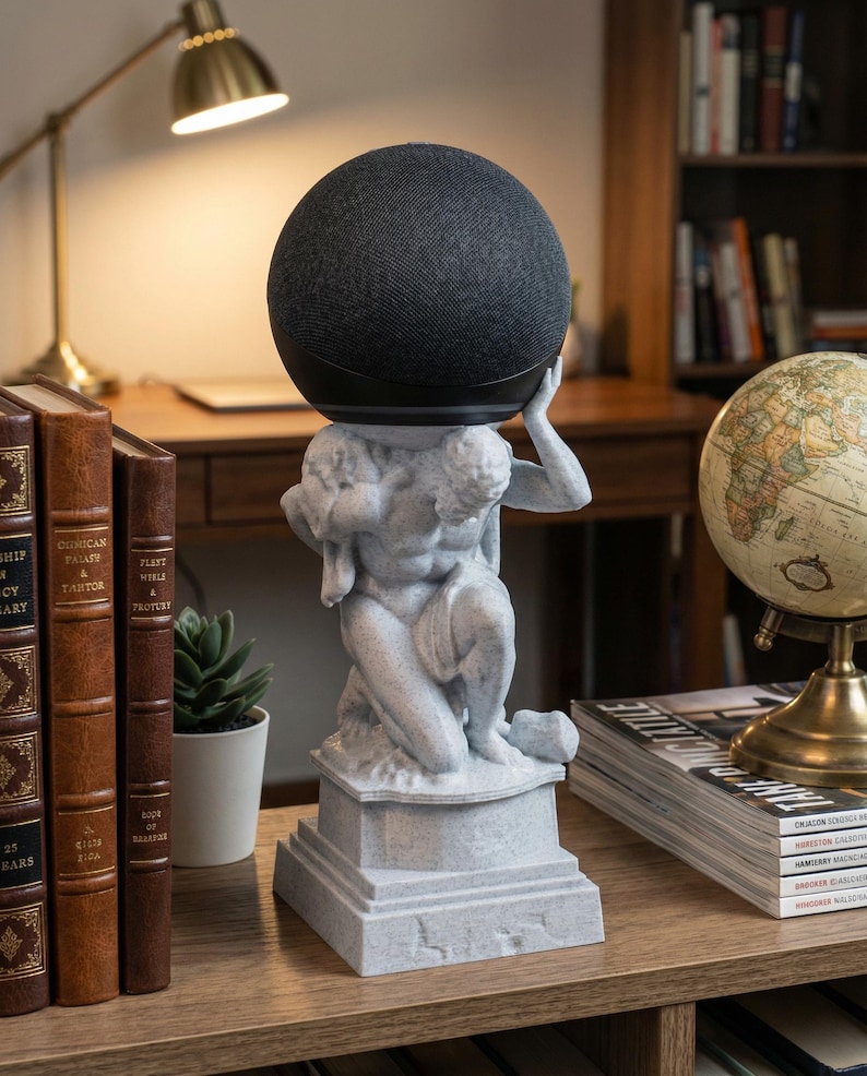 Hercules Atlas Statue Speaker Stand