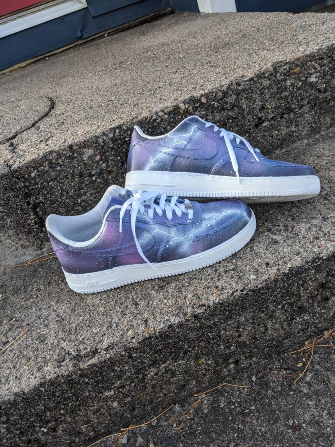 Custom Galaxy Air Force 1 Painted Air Force 1 Space Themed - Etsy