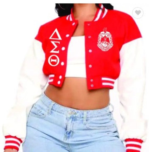 Delta sigma top theta letterman jacket