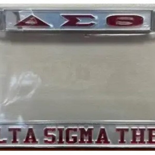 Delta Sigma Theta Sorority License Plate Etsy