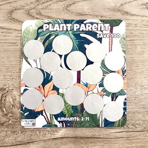 Scratch off savings challenge | Plant Parent